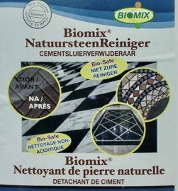 Biomix Natuursteenreiniger en cementsluierverwijderaar