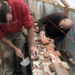 Meermanno tuinmuur restauratie mortel